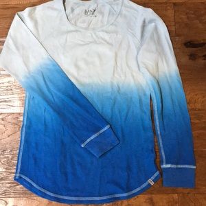 Blue ombré Marc New York thermal long sleeve